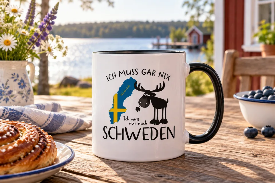 Tassen für deine Fika – Schweden-Liebe